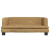 Sofa dla dzieci, brązowa, 80x45x30 cm, aksamit