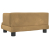Sofa dla dzieci, brązowa, 60x40x30 cm, aksamit