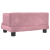Sofa dla dzieci, różowa, 60x40x30 cm, aksamit