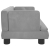 Sofa dla dzieci, jasnoszara, 60x40x30 cm, aksamit