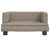 Sofa dla dzieci, cappuccino, 60x40x30 cm, sztuczna skóra