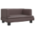 Sofa dla dzieci, brązowa, 60x40x30 cm, sztuczna skóra