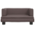 Sofa dla dzieci, brązowa, 60x40x30 cm, sztuczna skóra