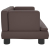 Sofa dla dzieci, brązowa, 60x40x30 cm, sztuczna skóra
