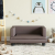 Sofa dla dzieci, brązowa, 60x40x30 cm, sztuczna skóra