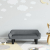 Sofa dla dzieci, ciemnoszara, 70x40x24 cm, aksamit