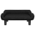 Sofa dla dzieci, czarna, 70x40x24 cm, aksamit
