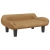 Sofa dla dzieci, brązowa, 70x40x24 cm, aksamit