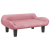 Sofa dla dzieci, różowa, 70x40x24 cm, aksamit