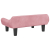 Sofa dla dzieci, różowa, 70x40x24 cm, aksamit