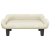 Sofa dla dzieci, kremowa, 70x40x24 cm, aksamit