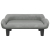Sofa dla dzieci, jasnoszara, 70x40x24 cm, aksamit