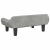 Sofa dla dzieci, jasnoszara, 70x40x24 cm, aksamit
