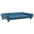 Sofa dla dzieci, niebieska, 100x50x26 cm, aksamit