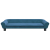 Sofa dla dzieci, niebieska, 100x50x26 cm, aksamit