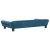 Sofa dla dzieci, niebieska, 100x50x26 cm, aksamit