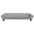 Sofa dla dzieci, jasnoszara, 100x50x26 cm, aksamit