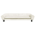 Sofa dla dzieci, kremowa, 100x50x26 cm, aksamit