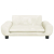 Sofa dla dzieci, kremowa, 70x45x33 cm, aksamit