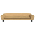 Sofa dla dzieci, brązowa, 100x50x26 cm, aksamit