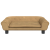 Sofa dla dzieci, brązowa, 70x45x26 cm, aksamit