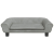 Sofa dla dzieci, jasnoszara, 70x45x26 cm, aksamit