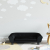 Sofa dla dzieci, czarna, 70x45x26 cm, aksamit