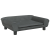 Sofa dla dzieci, ciemnoszara, 70x45x26 cm, aksamit