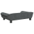 Sofa dla dzieci, ciemnoszara, 70x45x26 cm, aksamit