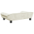 Sofa dla dzieci, kremowa, 70x45x26 cm, aksamit