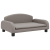 Sofa dla dzieci, kolor taupe, 70x45x30 cm, obita tkaniną