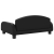 Sofa dla dzieci, czarna, 70x45x30 cm, sztuczna skóra