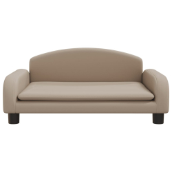 Sofa dla dzieci, cappuccino, 70x45x30 cm, sztuczna skóra