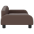 Sofa dla dzieci, brązowa, 70x45x30 cm, sztuczna skóra