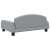 Sofa dla dzieci, jasnoszara, 70x45x30 cm, obita tkaniną