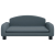 Sofa dla dzieci, ciemnoszara, 70x45x30 cm, obita tkaniną