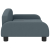 Sofa dla dzieci, ciemnoszara, 70x45x30 cm, obita tkaniną