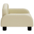 Sofa dla dzieci, kremowa, 50x40x30 cm, sztuczna skóra