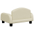 Sofa dla dzieci, kremowa, 50x40x30 cm, sztuczna skóra