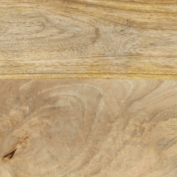 Stolik konsolowy, 110x30x75 cm, bielone drewno mango