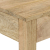 Stolik konsolowy, 110x30x75 cm, bielone drewno mango
