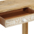 Stolik konsolowy, 110x30x75 cm, bielone drewno mango