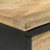 Stolik konsolowy, 110x30x75 cm, surowe drewno mango