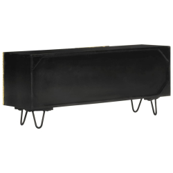 Szafka pod TV, 110x30x45 cm, lite drewno mango