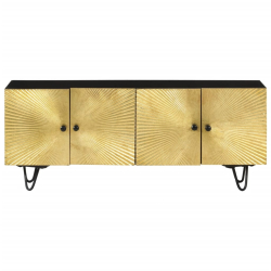 Szafka pod TV, 110x30x45 cm, lite drewno mango