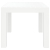 Stolik ogrodowy, biały, 59x47x40 cm, PP
