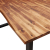 Stół z naturalną krawędzią, 200x90x75 cm, lite drewno akacjowe