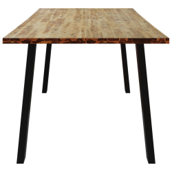 Stół jadalniany, 150x90x75 cm, lite drewno akacjowe