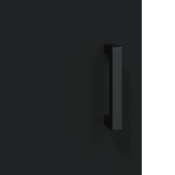 Wysoka szafka, czarna, 69,5x31x115 cm
