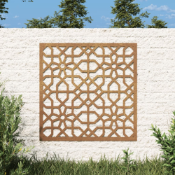 Ogrodowa dekoracja ścienna, 55x55 cm, stal kortenowska